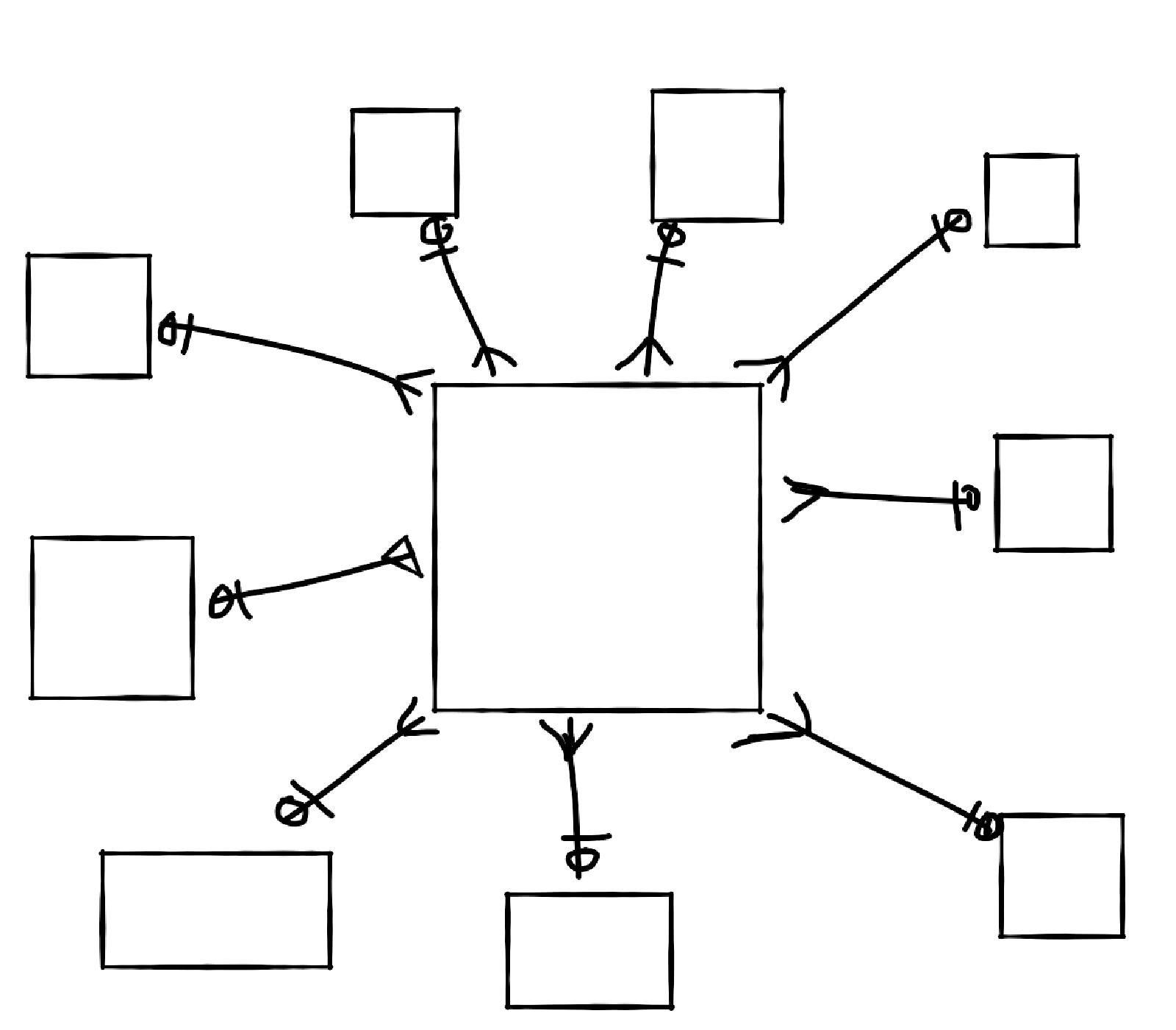 Test setup: 30M record table linked to 9 satellite tables with 45M records — equi-join benchmark on Snowflake